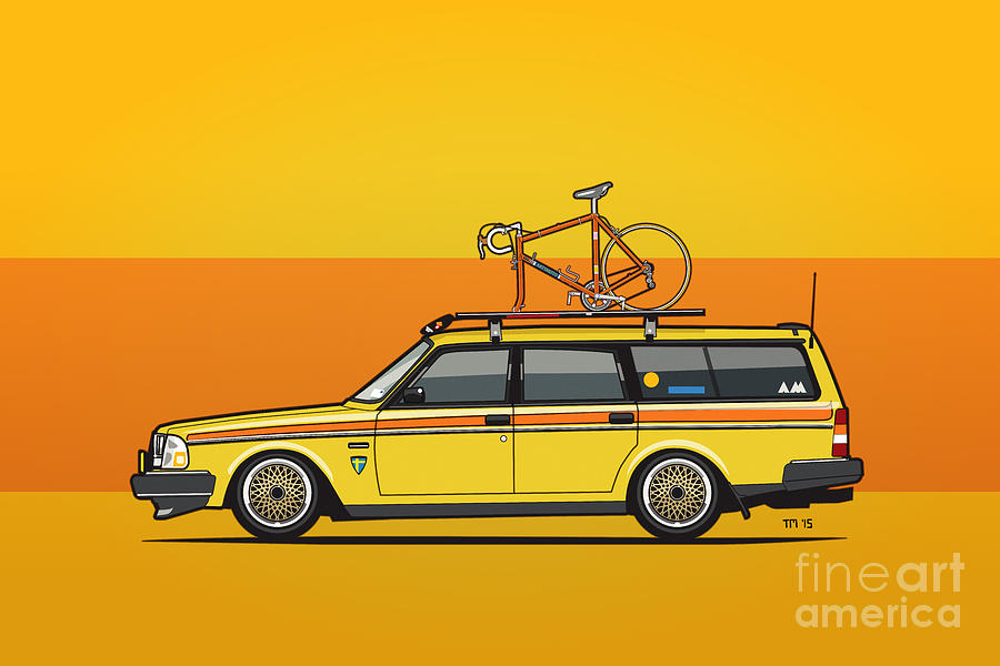 yellow-volvo-245-wagon-with-roof-rack-and-vintage-bicycle-monkey-crisis-on-mars.jpg